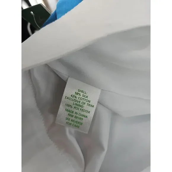 Lilly Pulitzer Jordan Multi Corded Organza Stripe Strapless Dress 8 NWT $288 - Picture 9 of 9